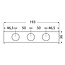 Collector 2x 1" - 3x1/2"IG RVS