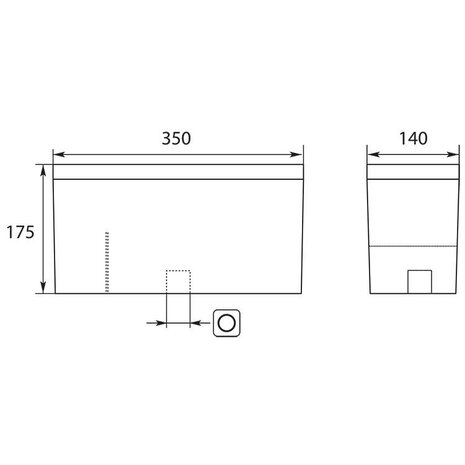 Vlotterbak 7 liter Vlotterbak 7 liter