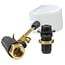 Adapter 1/2"AG : 1/2"AG PVC voor vlotter