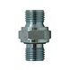 Dubbel nippel, 3/8" AGR - 3/8" AGN, 280 bar Dubbel nippel, 3/8" AGR - 3/8" AGN, 280 bar