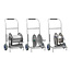 Mobiel frame voor slanghaspel inox