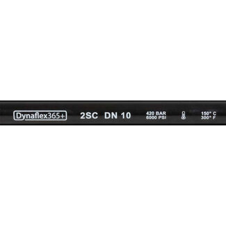 Dynaflex 365+ - DN10 - 2SC - Zwart per meter