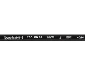 Dynaflex 365+ - DN6 - 2SC - Zwart per meter