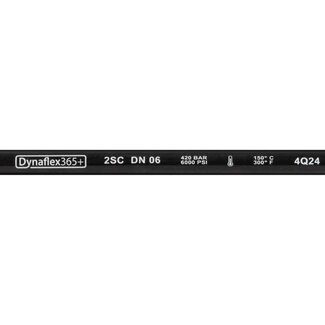 Dynaflex 365+ - DN6 - 2SC - Zwart per meter