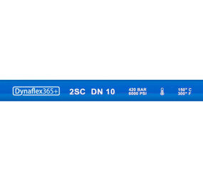 Dynaflex 365+ - DN10 - 2SC - Blauw per meter