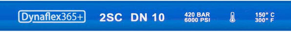 Dynaflex 365+ - DN10 - 2SC - Blauw per meter Dynaflex 365+ - DN10 - 2SC - Blauw per meter