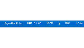 Dynaflex 365+ - DN6 - 2SC - Blauw per meter Dynaflex 365+ - DN6 - 2SC - Blauw per meter
