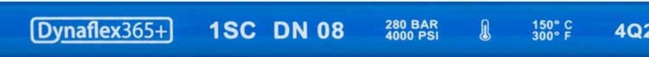 Dynaflex 365+ - DN8 - 2SC - Blauw per meter Dynaflex 365+ - DN8 - 2SC - Blauw per meter