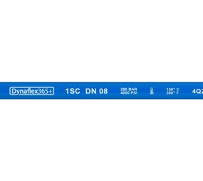 Dynaflex 365+ - DN8 - 2SC - Blauw per meter