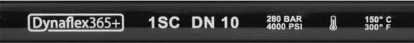 Dynaflex 365+ - DN10 - 1SC - Zwart per meter Dynaflex 365+ - DN10 - 1SC - Zwart per meter