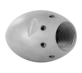 Rioolnozzle-Ei-Vorm 1"IG 1xv 8xh 100 Rioolnozzle-Ei-Vorm 1"IG 1xv 8xh 100