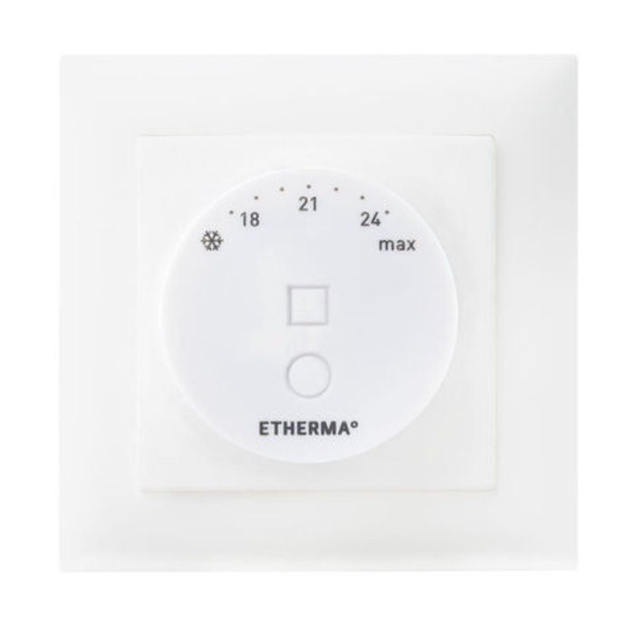 Etherma eTWIST – kamer-, combi- resp. vloerthermostaat voor schakelaarinbouw