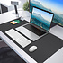DCU CityLine Topdesign Verwarmde infrarood bureaulegger (90 x 42 cm) voorzien van draadloos QI laadstation