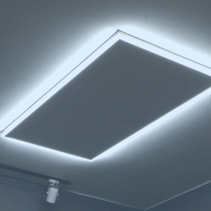 DCU Infrarood paneel met LED verlichting - 70 x 130 cm - 840 Watt