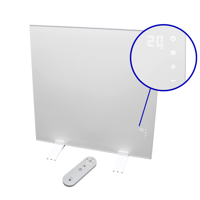 DCU Infrarood paneel "Superia" 60 x 60 cm - 360 watt