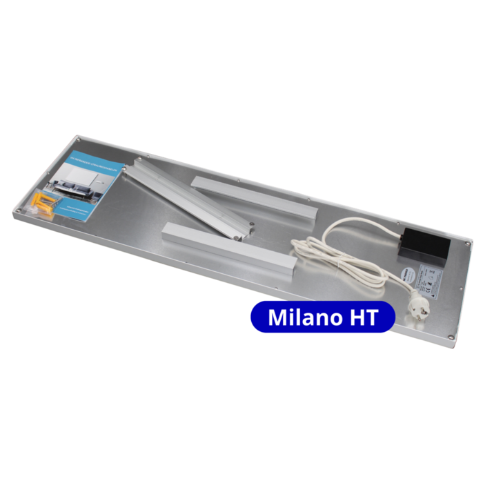 DCU Wit hoog vermogen Infrarood paneel Milano HT - Plafond - 30 x 150 cm - 600 watt