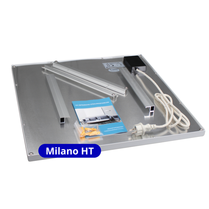 DCU  Wit hoog vermogen Infrarood paneel Milano HT - Plafond - 60 x 60 cm - 450 watt