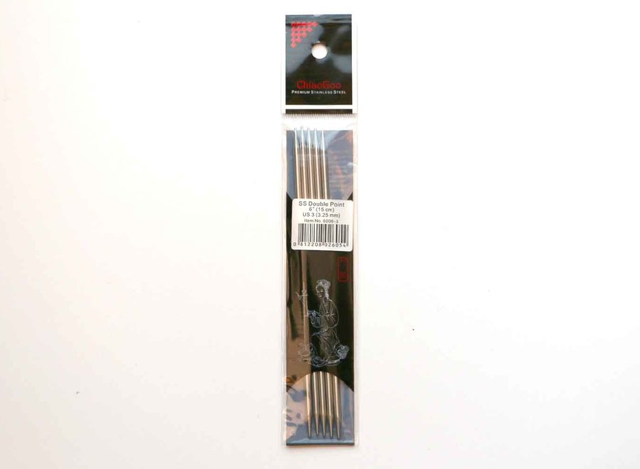 Edelstahl Nadelspiel 15 cm