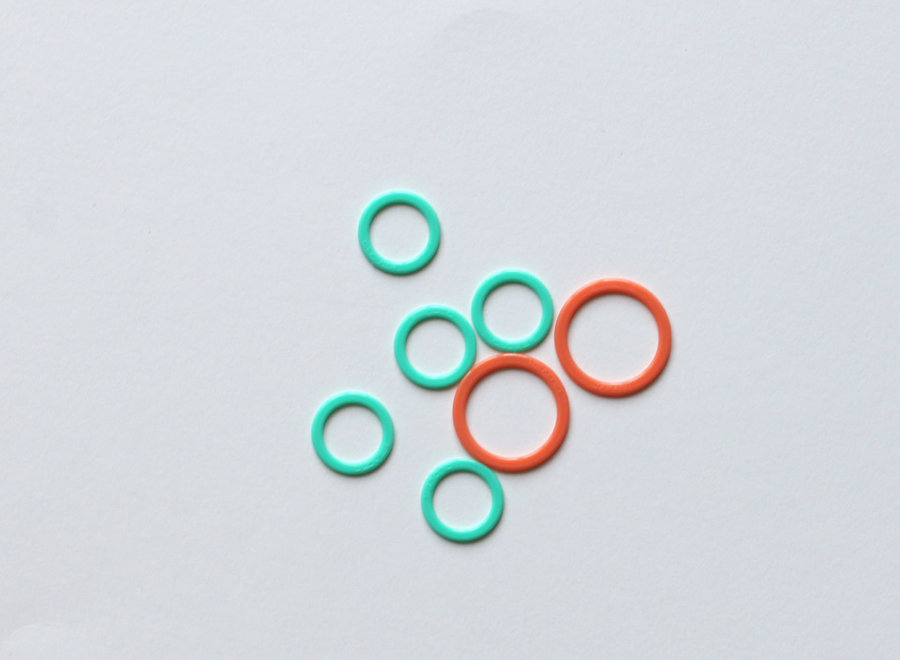 Jumbo stitch ring markers