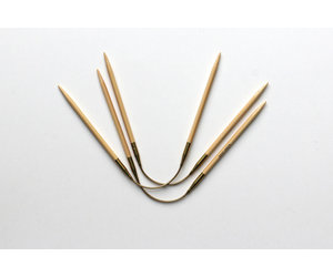 Ferri Da Maglia Circolari Addi CraSyTrio In Bambù, 24 Cm, 3.00 Mm, Per Calzini E Piccoli Cerchi, Beige E Oro