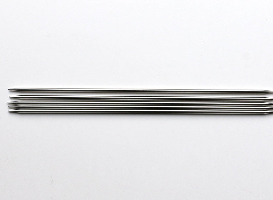 aiguilles double pointes acier inoxydable 20 cm