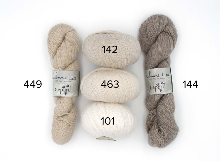 Gepard cashmere lace