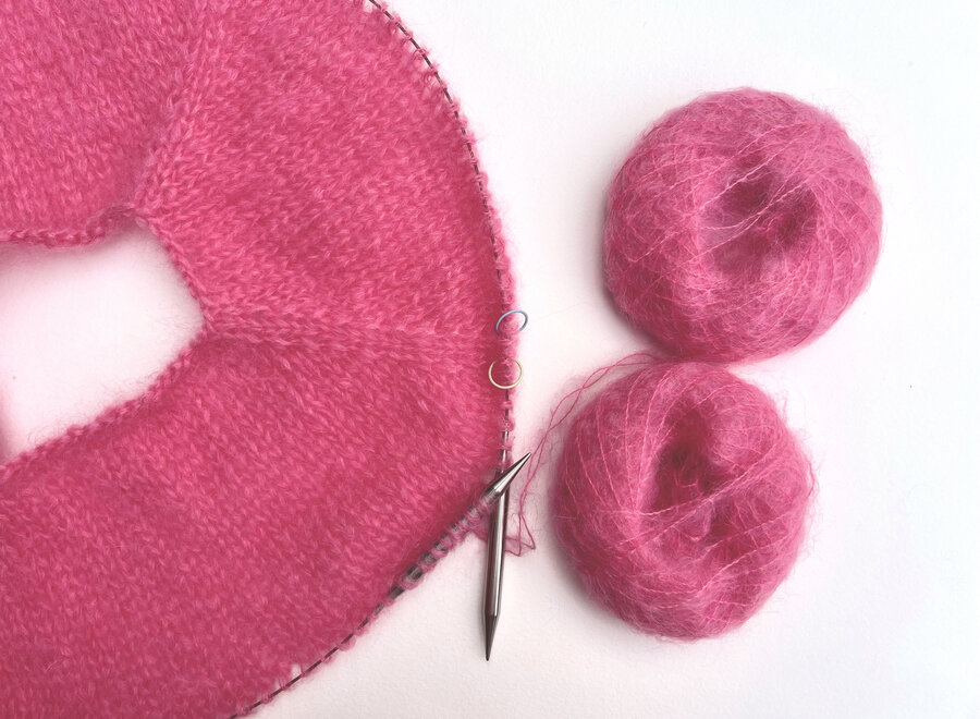 Mein ertster Top/down Pullover