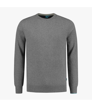 District Indigo District Indigo Pullover Crewneck Grey Melange