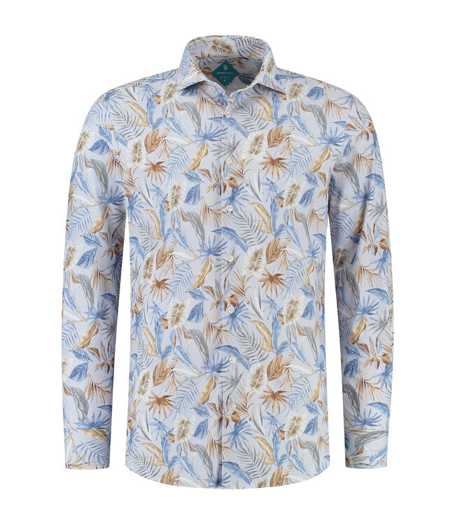 District Indigo Performance Overhemd Blue