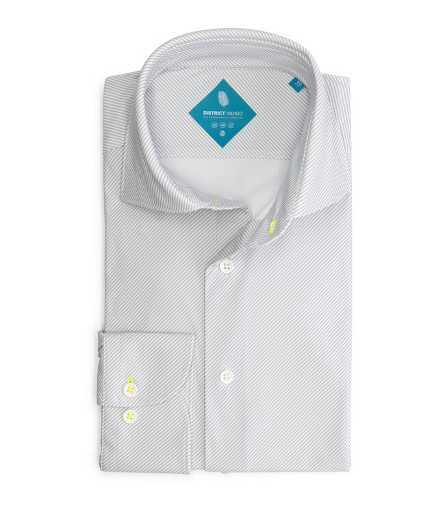 District Indigo Performance Shirt Grey