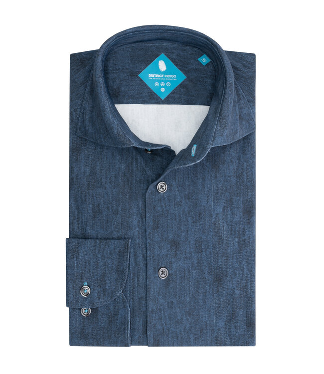 District Indigo Performance Overhemd Navy