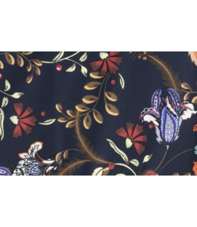 District Indigo Performance Shirt Flower Print