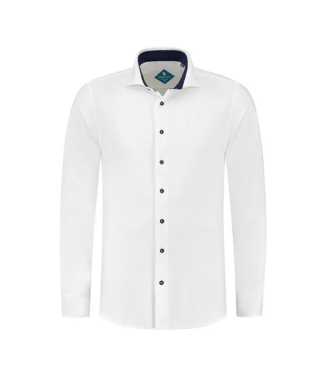 District Indigo Shirt Performance White