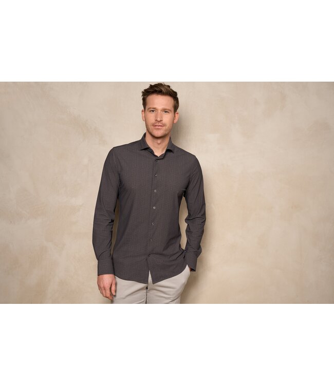 District Indigo District Indigo Performance Shirt Twill Anthra