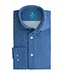 District Indigo Overhemd Performance Print on Pique Hell Blue