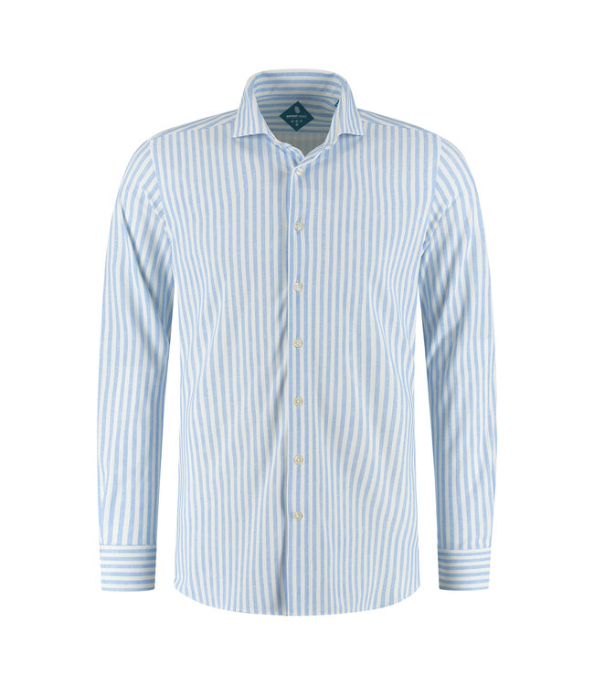 District Indigo District Indigo Pique Performance Shirt Licht Blauw (7.51.025.716 - 318)