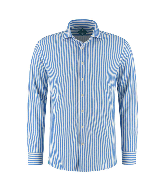 District Indigo District Indigo Pique Performance Shirt Blauw (7.51.025.716 - 316)