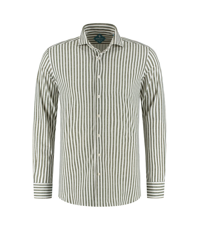 District Indigo District Indigo Pique Performance Shirt Groen (7.51.025.716 - 372)