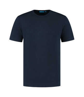 District Indigo T-shirt Crewneck 100% Cotton Navy