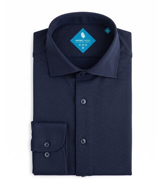 District Indigo Pique Performance Shirt Dark Navy