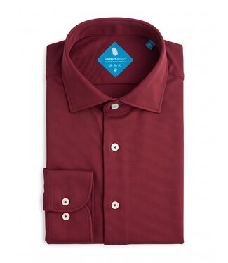 District Indigo District Indigo Pique Performance Shirt Bordeaux