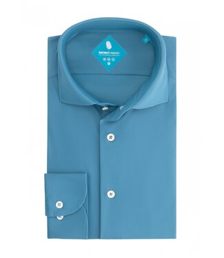 District Indigo District Indigo Pique Performance Shirt Teal