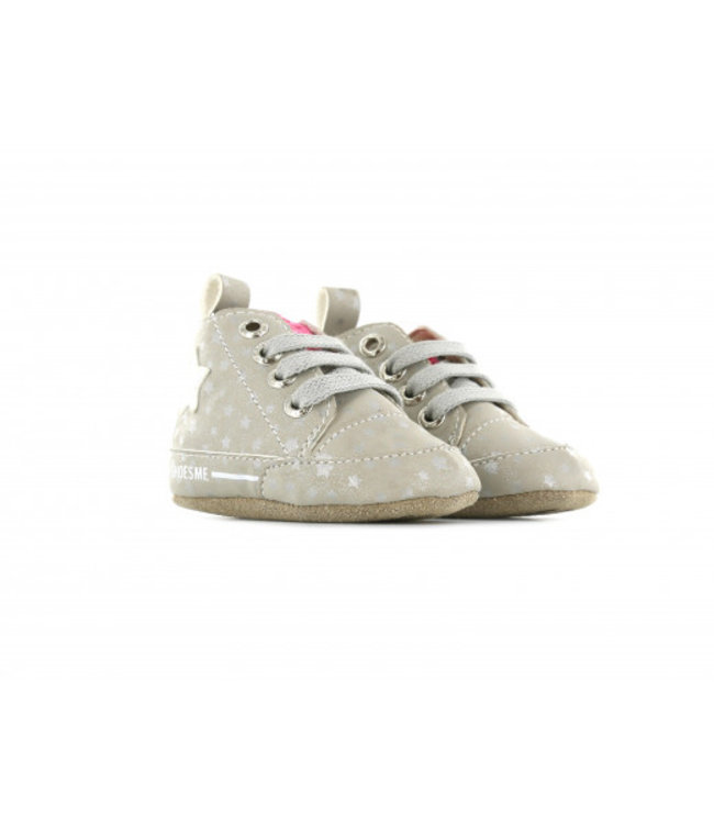 Shoesme beige babyslofje met zilveren sterretjes - Appeltje Baby en  Kinderboetiek