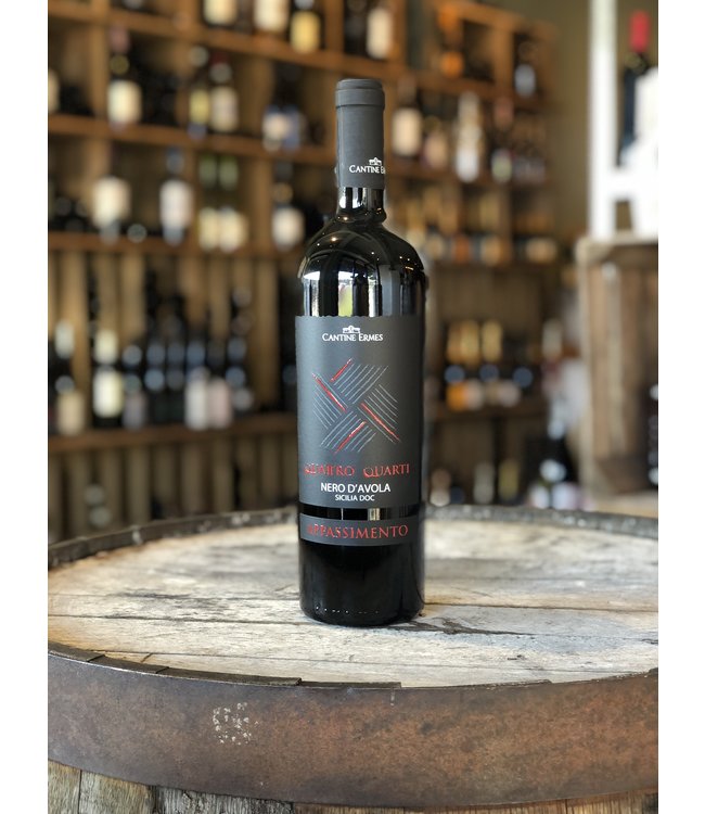 Cantine Ermes Quatro Quarti Nero d’Avola appasimento by Vinabc