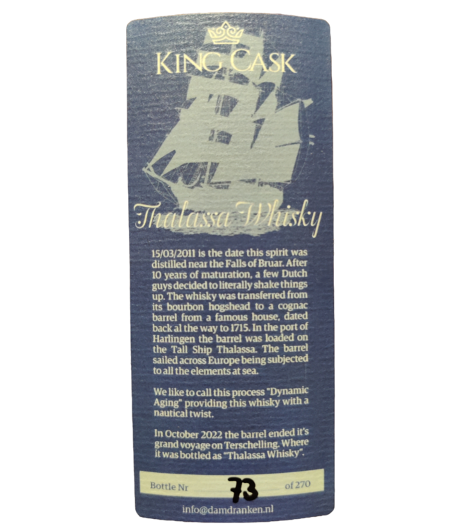 Thalassa whisky (Blair Athol / 10Y)  King Cask