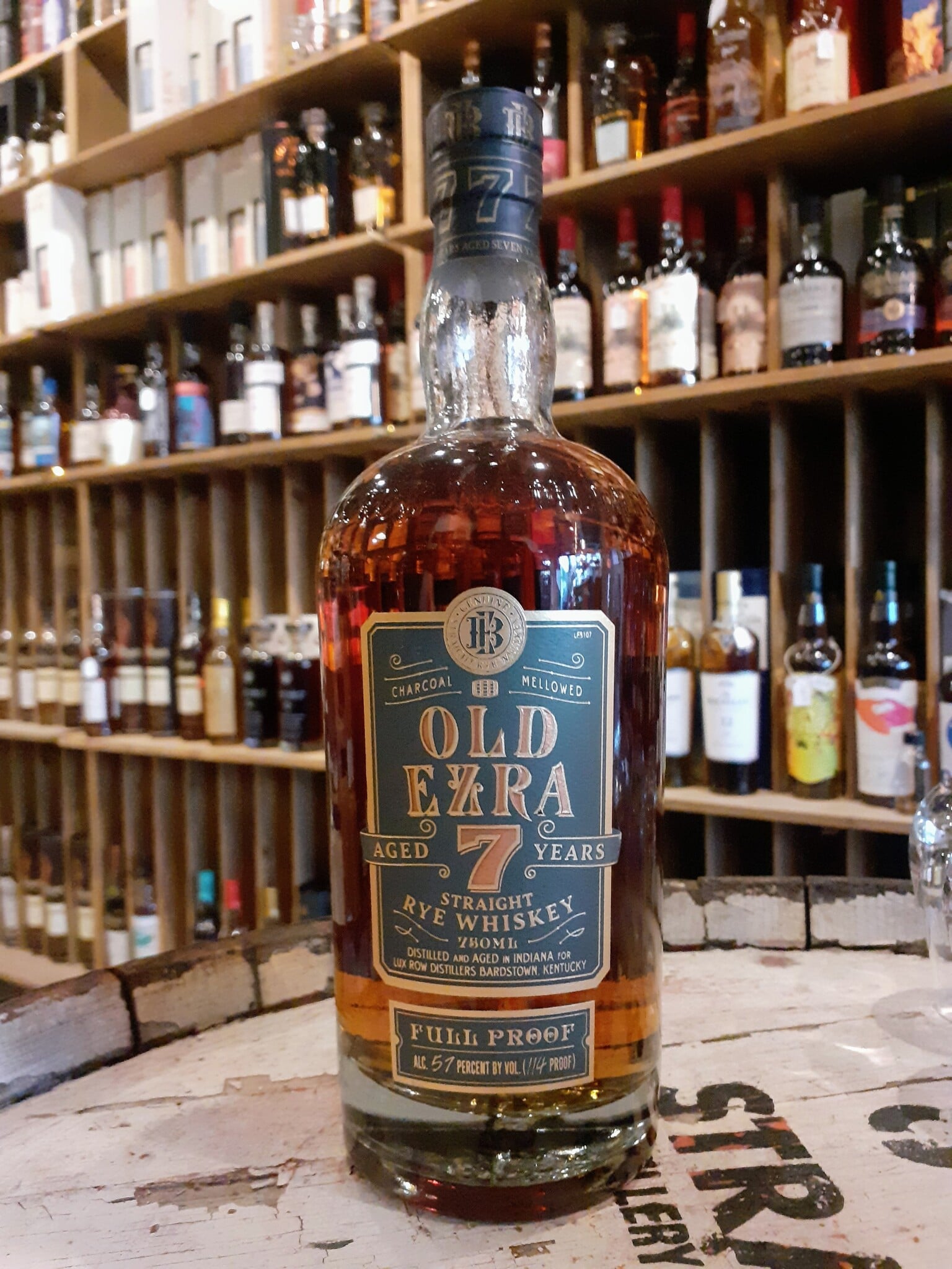 Old Ezra Barrel Strength Rye