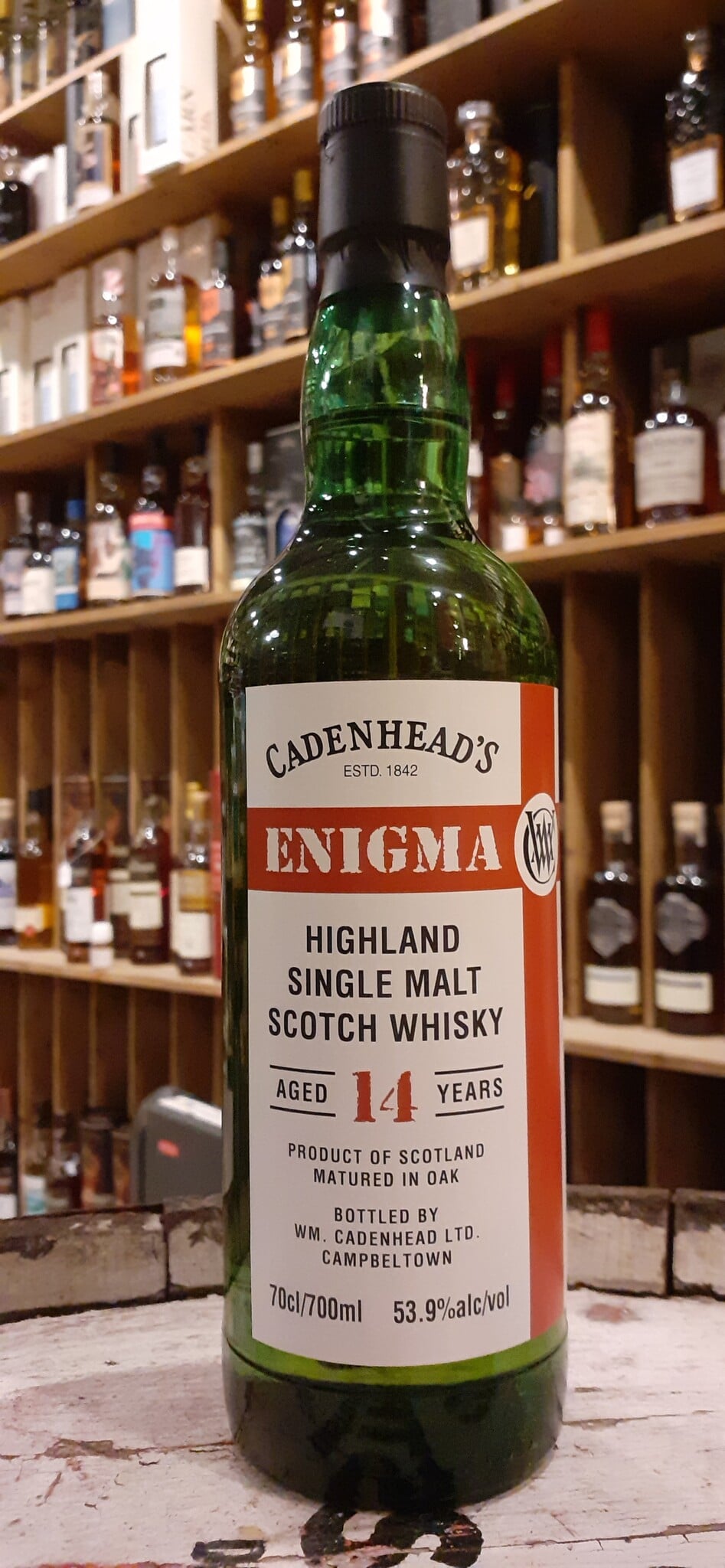 Cadenhead Enigma Peated Highland 14 years