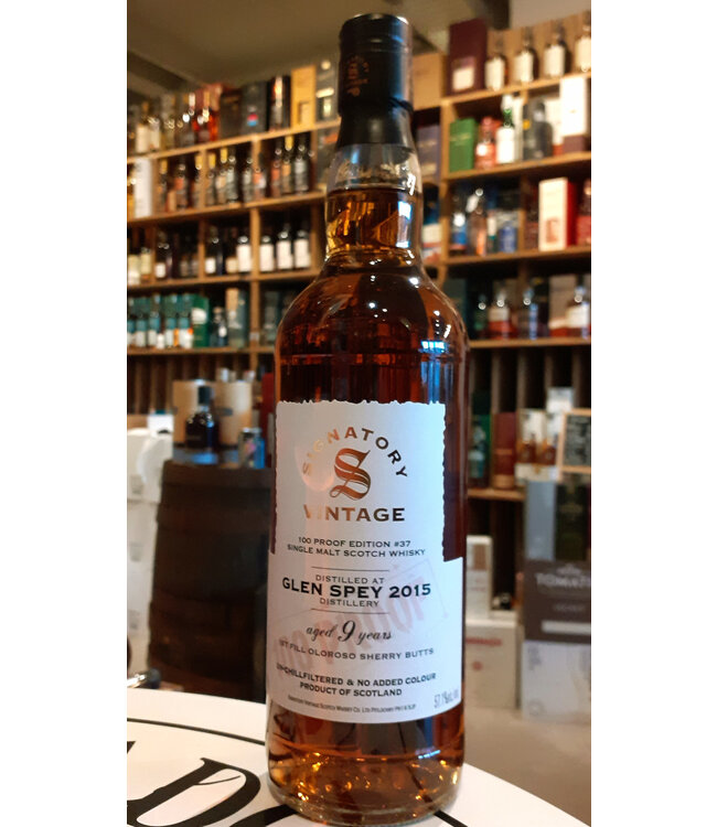 Glen Spey 2015 Signatory Vintage 100 Proof #37