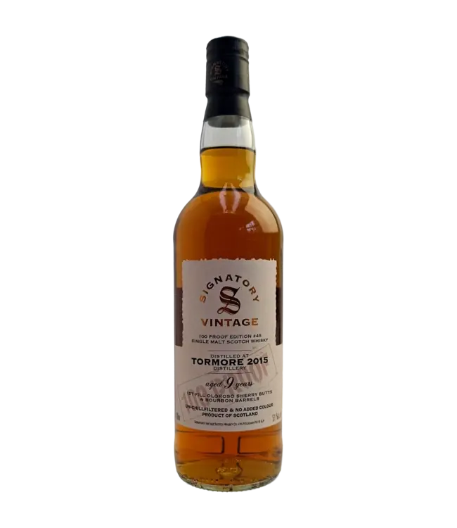 Tormore 2015 Signatory 100 Proof Edition #45