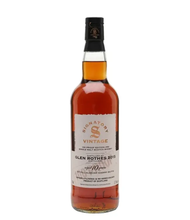 Signatory Glenrothes 10Y. 100 PROOF #50